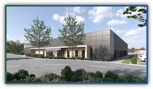 Hwb Awen Training and Development Centre artist impression