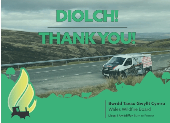 Wales Wildifre Board Thank You (1)